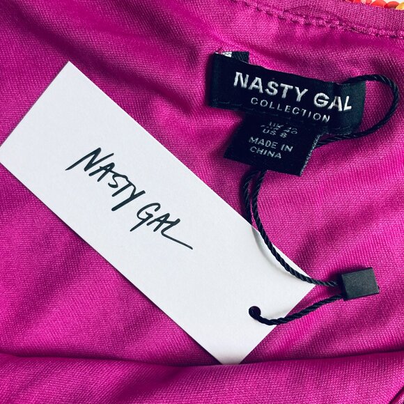 Sequined One Shoulder Party Top Size 4 - Picture 3 of 7